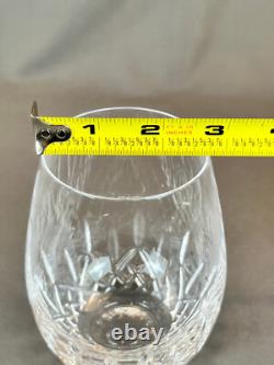4 Waterford Crystal LISMORE ESSENCE 5? Stemless Red Wine Glasses MINT