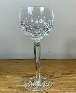 4 Waterford Crystal Lismore Hock Glasses