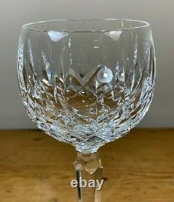 4 Waterford Crystal Lismore Hock Glasses