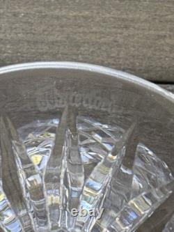 4 Waterford Crystal Powerscourt Wine Water Goblets 7 5/8 Glasses Ireland A
