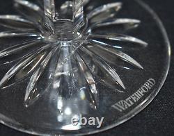 4 Waterford Ireland Crystal Lismore 7 3/8 Tall Claret Wine Glasses Goblets Set