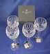 4 Waterford Lismore Crystal Balloon Wine Hock Glasses NIB 6oz. No. 6003180800