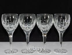 4 Waterford Lismore Traditions Wine Goblets Glasses