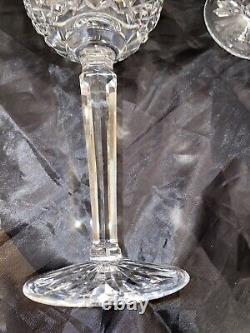 4 Waterford Maeve Tramore Hock Wine Glasses PERFECT 7.5H