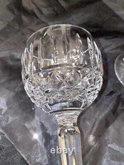 4 Waterford Maeve Tramore Hock Wine Glasses PERFECT 7.5H