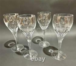 4 Waterford Marquis Crystal Elena 9 1/8 Water Goblet / Red Wine Glasses EUC