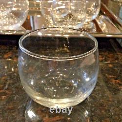 4 Waterford Marquis Stemless Wine/Old Fashioned Crystal Glasses with4 Shot/Cordial