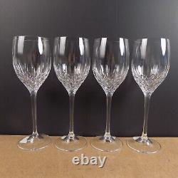 4 Wedgwood Crystal Vera Wang Fidelity 9.5 Wine Glasses Goblets