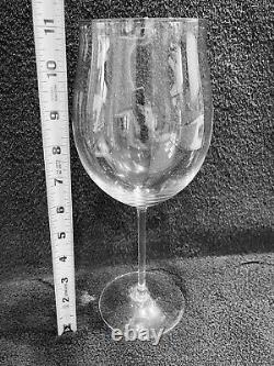 4 William Yeoward Hand-made Crystal Olympia Burgundy Wine Glasses! Signed