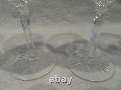 4 verres à bordeaux cristal Saint Louis Tommy crystal bordeaux wine glasses