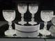 4 wine glasses American Brilliant Cut Glass Crystal Raleigh Kelly & Steinman