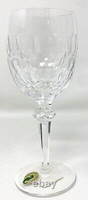 4pc Waterford Crystal Curraghmore Claret Red Wine Glass Set with Stickers