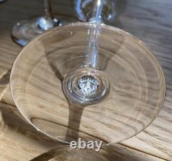 5 Baccarat Crystal St Remy Claret Wine Glasses 7.75 All Excllnt Retail $65 Each