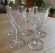 5 Mint Baccarat Crystal Genova Tall Water Wine Goblets Glasses 7.5 Retail $120E