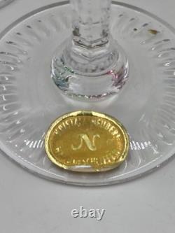 5 Nachtmann Traube 4 1/2 Cordials Crystal Wine Glasses Multi Color Cut To Clear