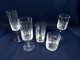 5 Pc Cartier La Maison Art Deco Crystal Champagne Red White Wine High Ball Water