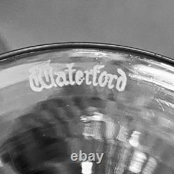 5 WATERFORD'Colleen' WHITE WINE Glasses / IRISH CRYSTAL / A Few Tiny Scratches