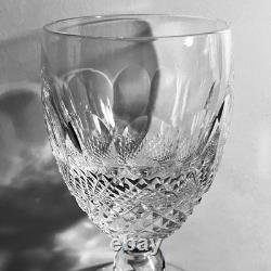 5 WATERFORD'Colleen' WHITE WINE Glasses / IRISH CRYSTAL / A Few Tiny Scratches