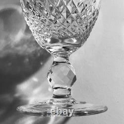 5 WATERFORD'Colleen' WHITE WINE Glasses / IRISH CRYSTAL / A Few Tiny Scratches