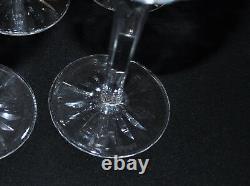 5 Waterford Crystal Lismore Wine Hock Glasses 7.5 Excellent Condition