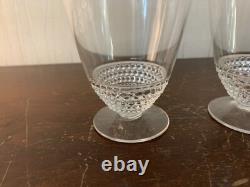 5 White Wine Glasses Model Nippon In Crystal R. LALIQUE (Price Per Unit)