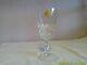 5 pompadour crystal wine glasses