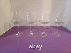 579 new princess house fine crystal 16oz. Red wine glasses set of 4