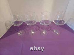 579 new princess house fine crystal 16oz. Red wine glasses set of 4