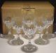 6 Baccarat Crystal Massena Claret Wine Glasses 6 1/2 Signed In Original Box
