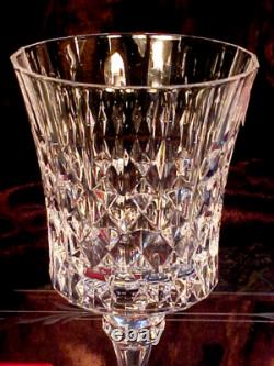 6 GORGEOUS 6.25oz Crystal Wine Glasses PARIS, FRANCE NEW IN BOX