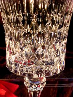 6 GORGEOUS 6.25oz Crystal Wine Glasses PARIS, FRANCE NEW IN BOX