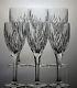 6 Galway Irish Crystal Clifdencut 10 Oz Wine Goblets/glasses Tall 8 1/2 Boxed