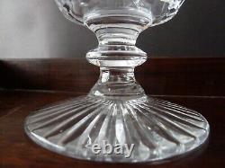 6 Large Antique Georgian Victorian Cut Crystal Glass Rummers Goblets Cap300ml