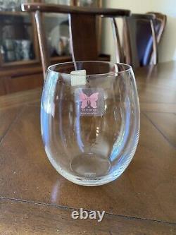 6 Marquis by Waterford Austria Party Wines to Go Stemless Red Wine Glasses