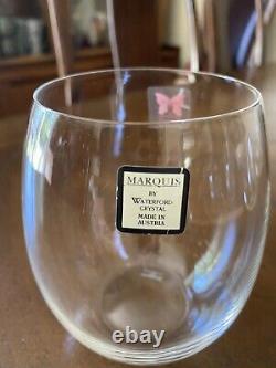 6 Marquis by Waterford Austria Party Wines to Go Stemless Red Wine Glasses