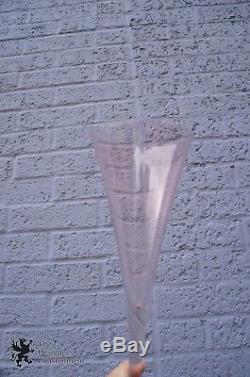 6 Mikasa MARW Italian Pink Crystal Glass Champagne Flutes Wine Glasses Cut 12