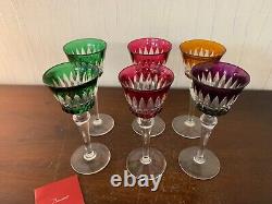 6 Piccadilly Model Crystal Wine Glasses From Baccarat (Price Per Unit)