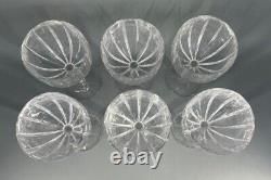 (6) Retired Marquis by Waterford Crystal Omega Wine Glasses / Made in Germamy