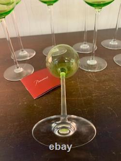 6 Rhin Wine Glasses In Baccarat Crystal (Price Per Unit)
