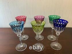 6 Tommy Crystal Wine Glasses Saint Louis (Price Per Unit) Model 1