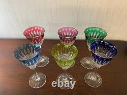 6 Tommy Crystal Wine Glasses Saint Louis (Price Per Unit) Model 1