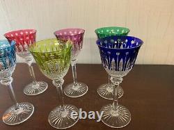 6 Tommy Crystal Wine Glasses Saint Louis (Price Per Unit) Model 1