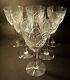 6 Vintage Holmegaard Cut Crystal Else 1923 Red Wine Glasses