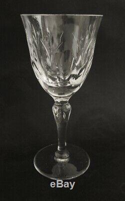 6 Vintage Stuart Crystal Camelot Red Wine glasses