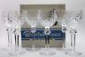 6 Waterford Crystal Powerscourt Wine Hock Glasses With Box