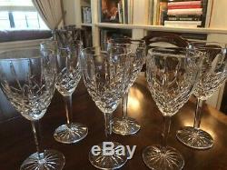 (6) Waterford Araglin claret wine glasses