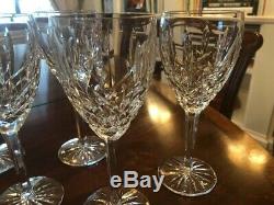 (6) Waterford Araglin claret wine glasses