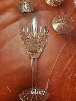 6 Waterford Castlemaine water/ red wine Glasses