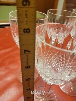 6 Waterford Castlemaine water/ red wine Glasses