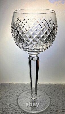 6 Waterford Crystal ALANA 7-1/2 Hock Wine Glasses Made In Ireland? Ret. $72.21